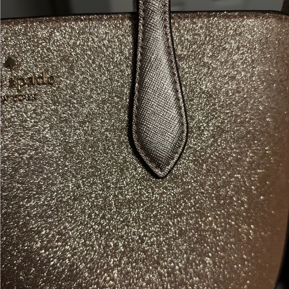 Kate Spade Glitter Gold Satchel Bag - Picture 14 of 16